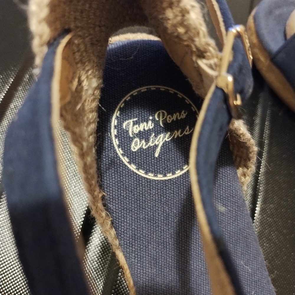 New Toni pons blue espadrilles (nwot) Women's Size 40 - Picture 5 of 5